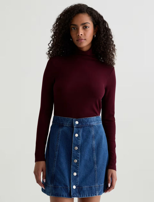 AG Jeans | Col roulé "Chels" | Bordeaux