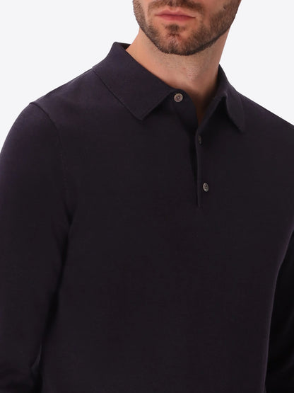 Distretto 12 | Polo en mélange de coton technique | Bleu