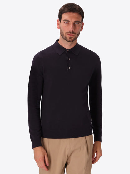 Distretto 12 | Polo en mélange de coton technique | Bleu