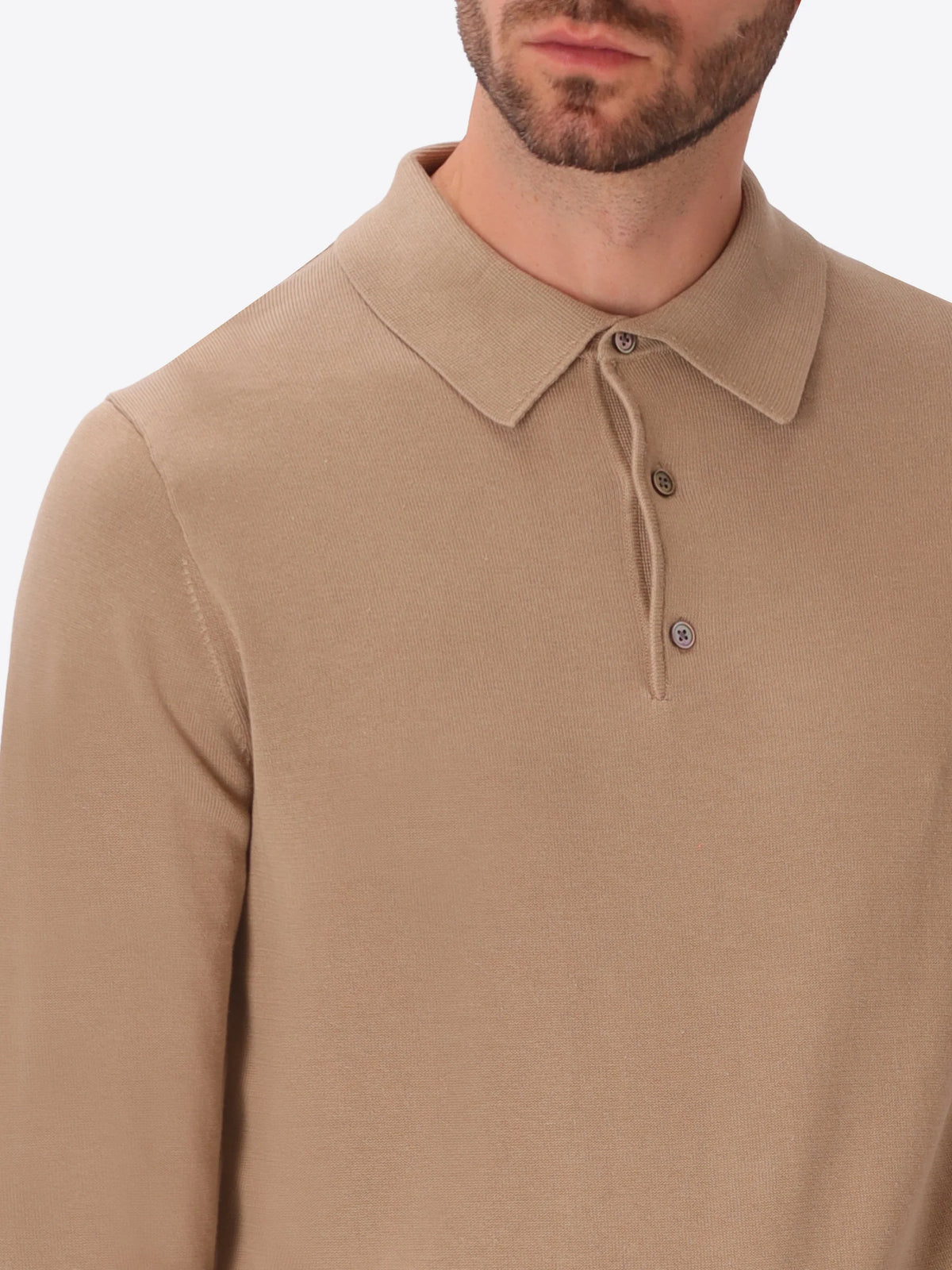 Distretto 12 | Polo en mélange de coton technique | Camel