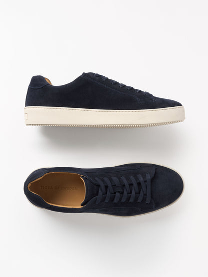 Tiger of Sweden | Baskets en daim "Salas 2" - Bleu