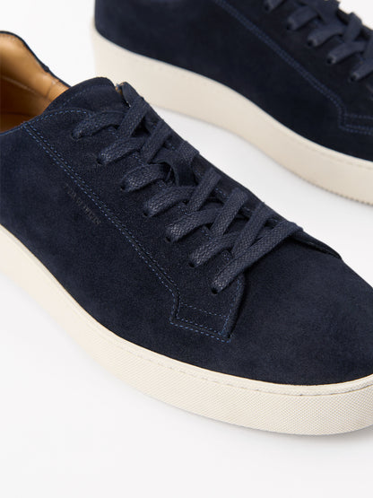 Tiger of Sweden | Baskets en daim "Salas 2" - Bleu