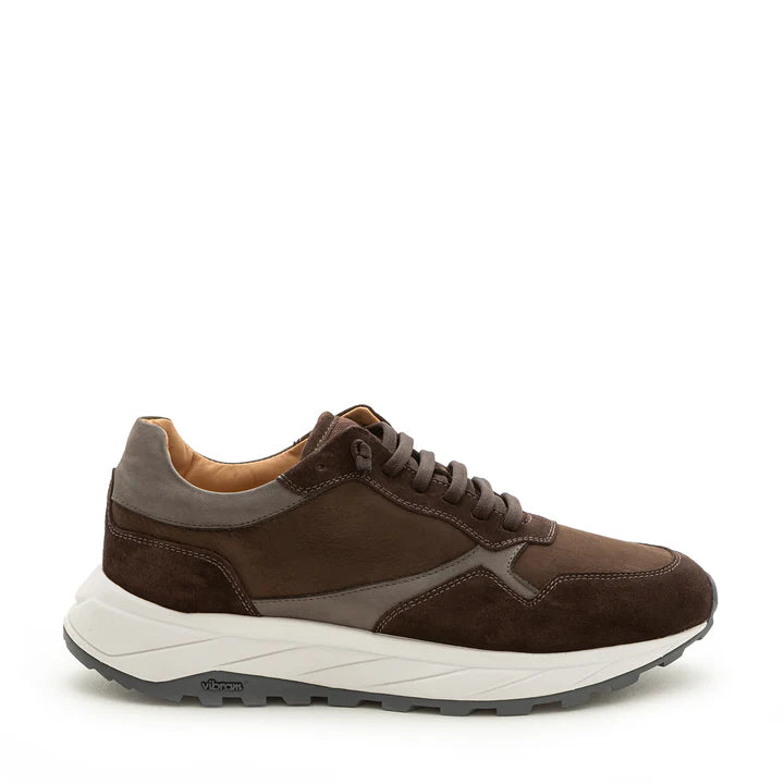 Fabiano Ricci | Baskets en daim et nubuck ''Aura20'' - Marron
