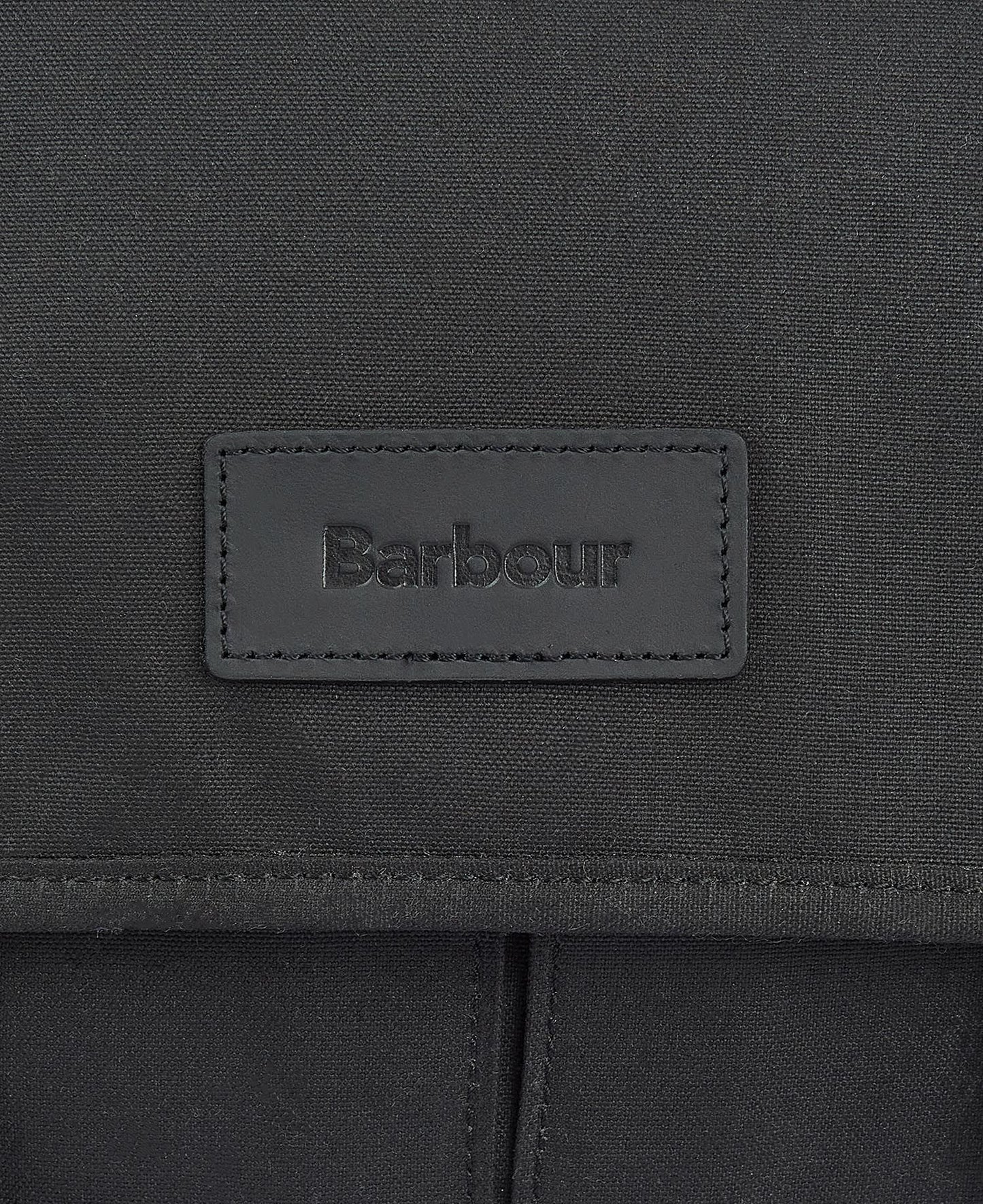 Barbour | Le sac messager ciré ''Essentiel'' - Noir