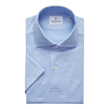 Emanuel Berg | Polo ''Pablo'' en jersey - Bleu clair