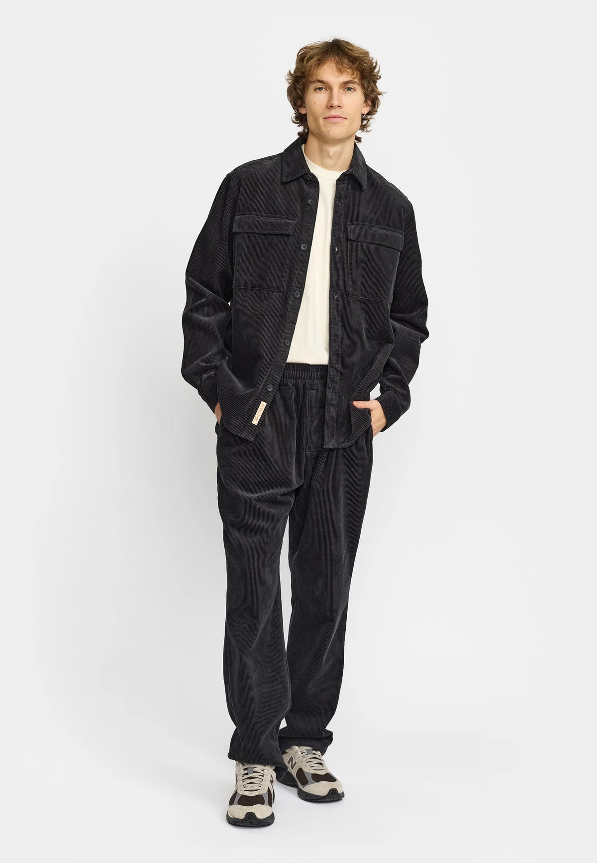 Revolution | Chemise utilitaire en corduroy 3776 - Gris foncé