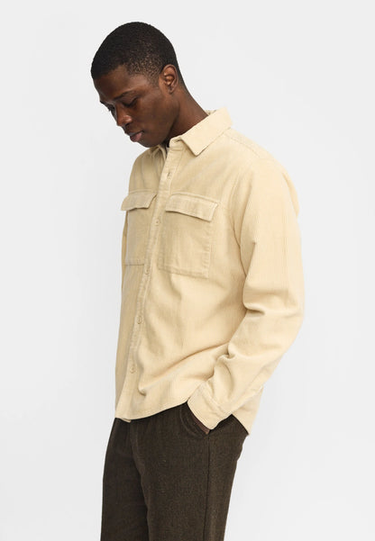 Revolution | Chemise utilitaire en corduroy 3776 - Blanc cassé