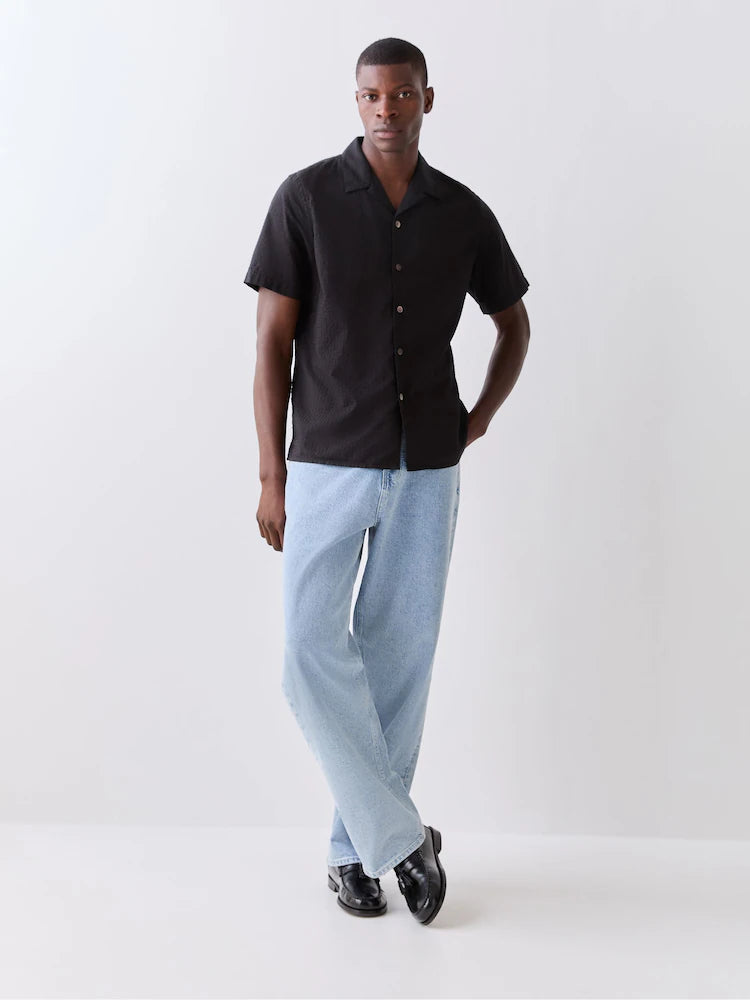 Paul smith | Chemise à manches courtes en seersucker PS - Noir
