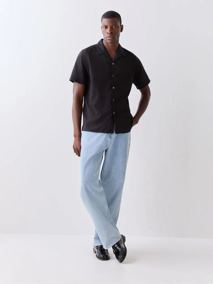 Paul smith | Chemise à manches courtes en seersucker PS - Noir