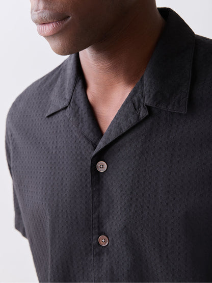 Paul smith | Chemise à manches courtes en seersucker PS - Noir