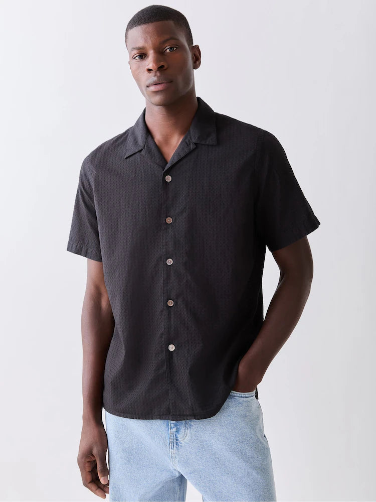 Paul smith | Chemise à manches courtes en seersucker PS - Noir