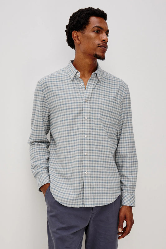 Rails | Chemise à carreaux ''Vance'' -  Bleu charbon