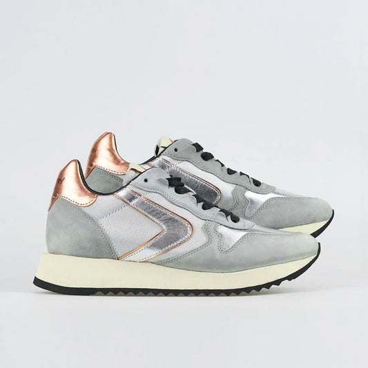 Valsport | Baskets 'Magic Run' | Suède Argent