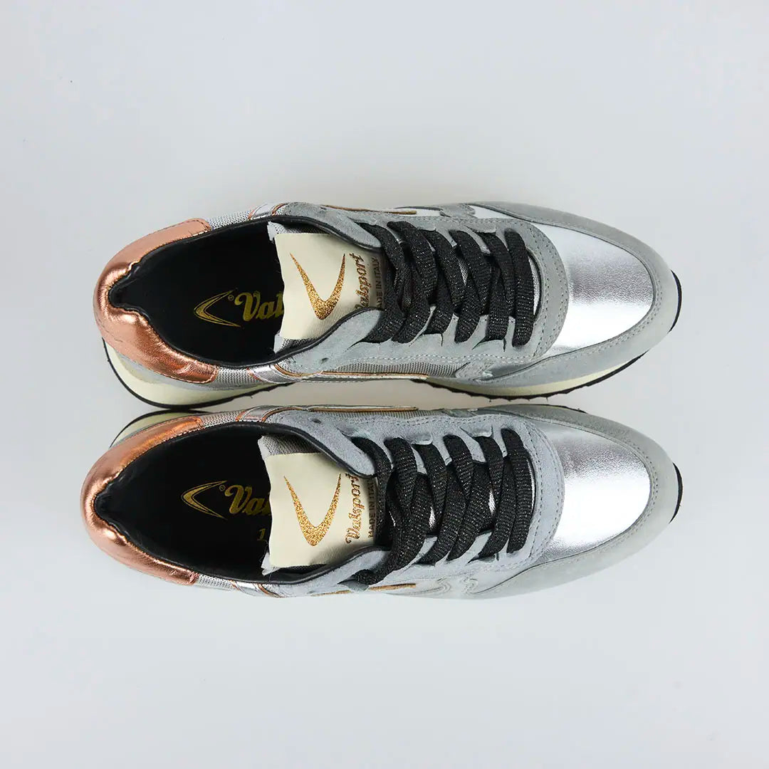 Valsport | Baskets 'Magic Run' | Suède Argent