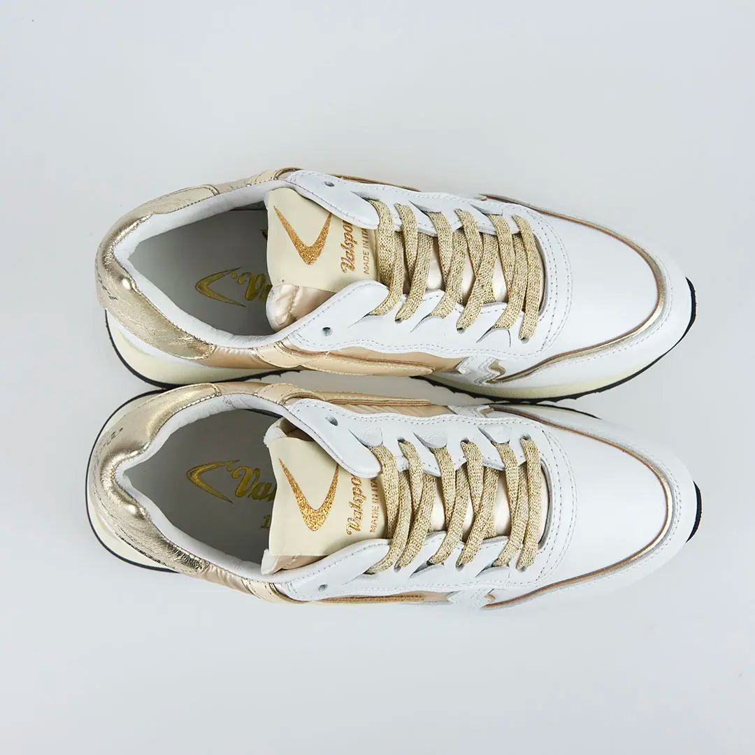 Valsport | Baskets 'Magic Run' | Suède Blanc