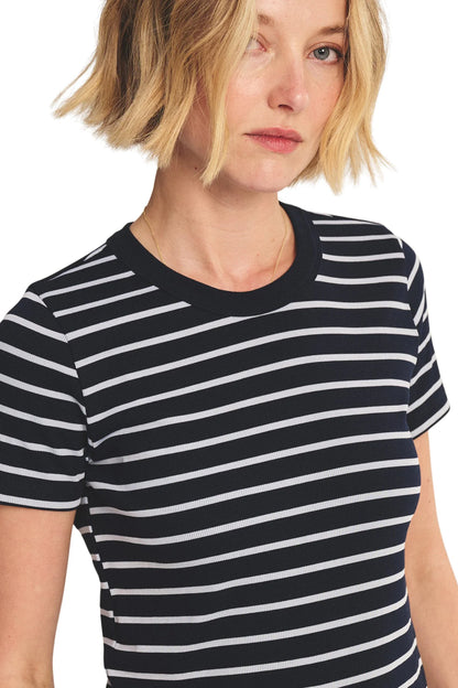 Velvet | Top "Brenda" - Noir et Blanc