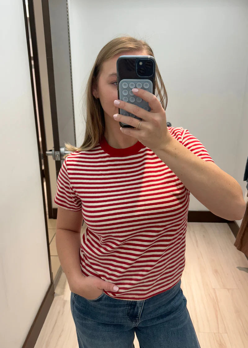 VELVET | Tee shirt "TASH" - Rouge