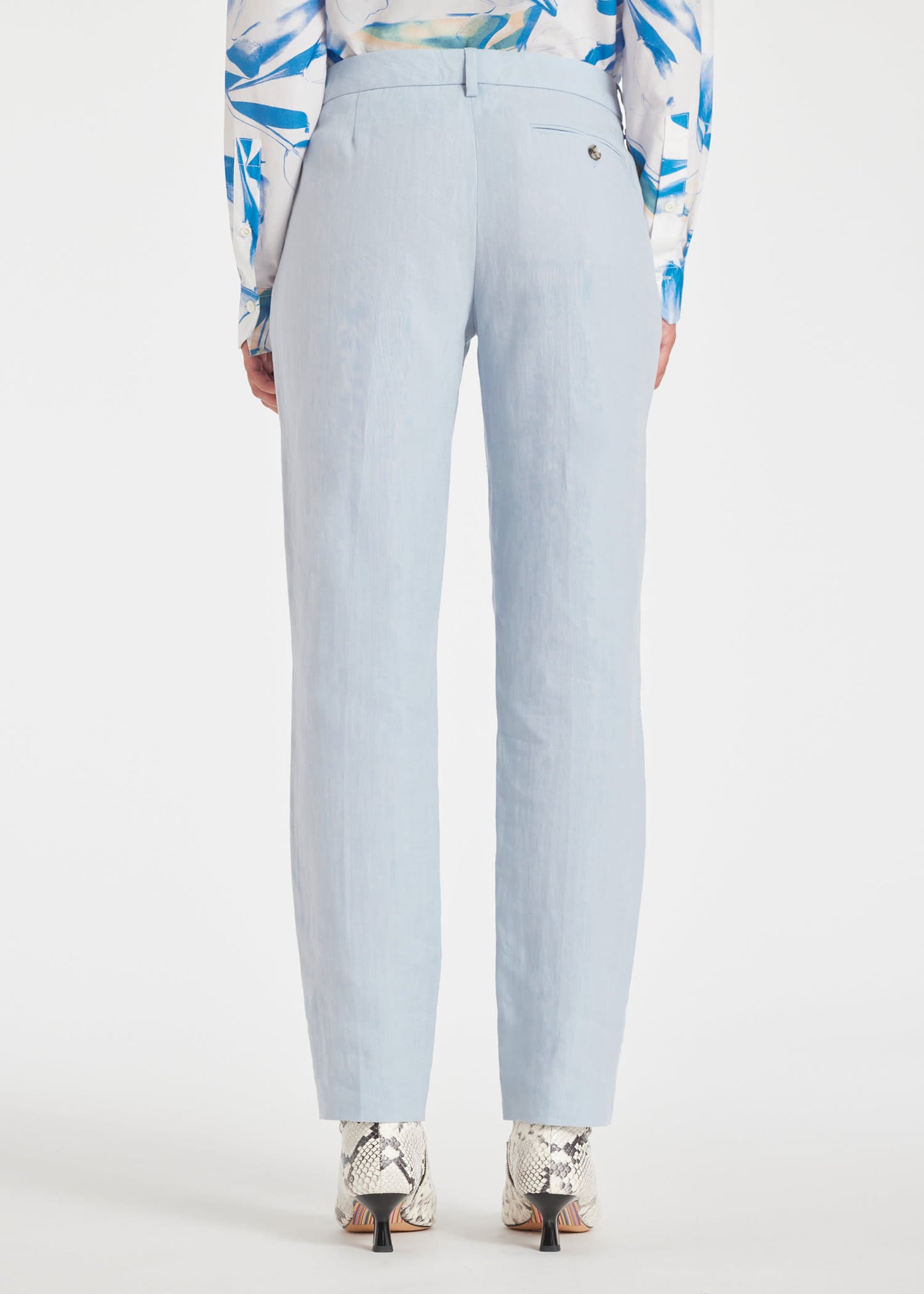 PAUL SMITH | Pantalon en lin - Bleu pâle