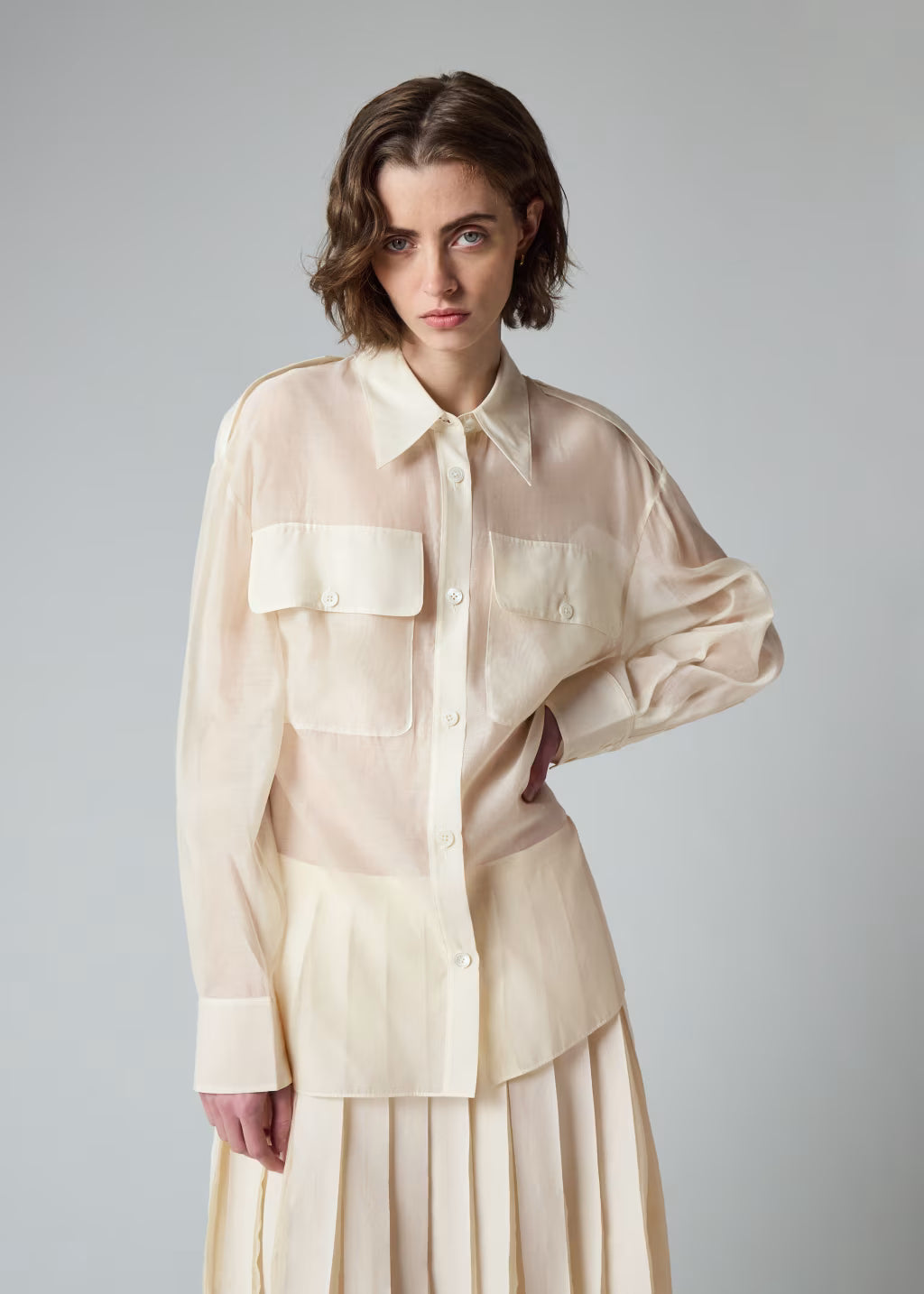 Paul Smith | Chemise "Organza"  | Creme