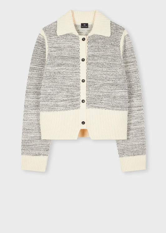 Paul smith | Cardigan en laine - Bleu et blanc