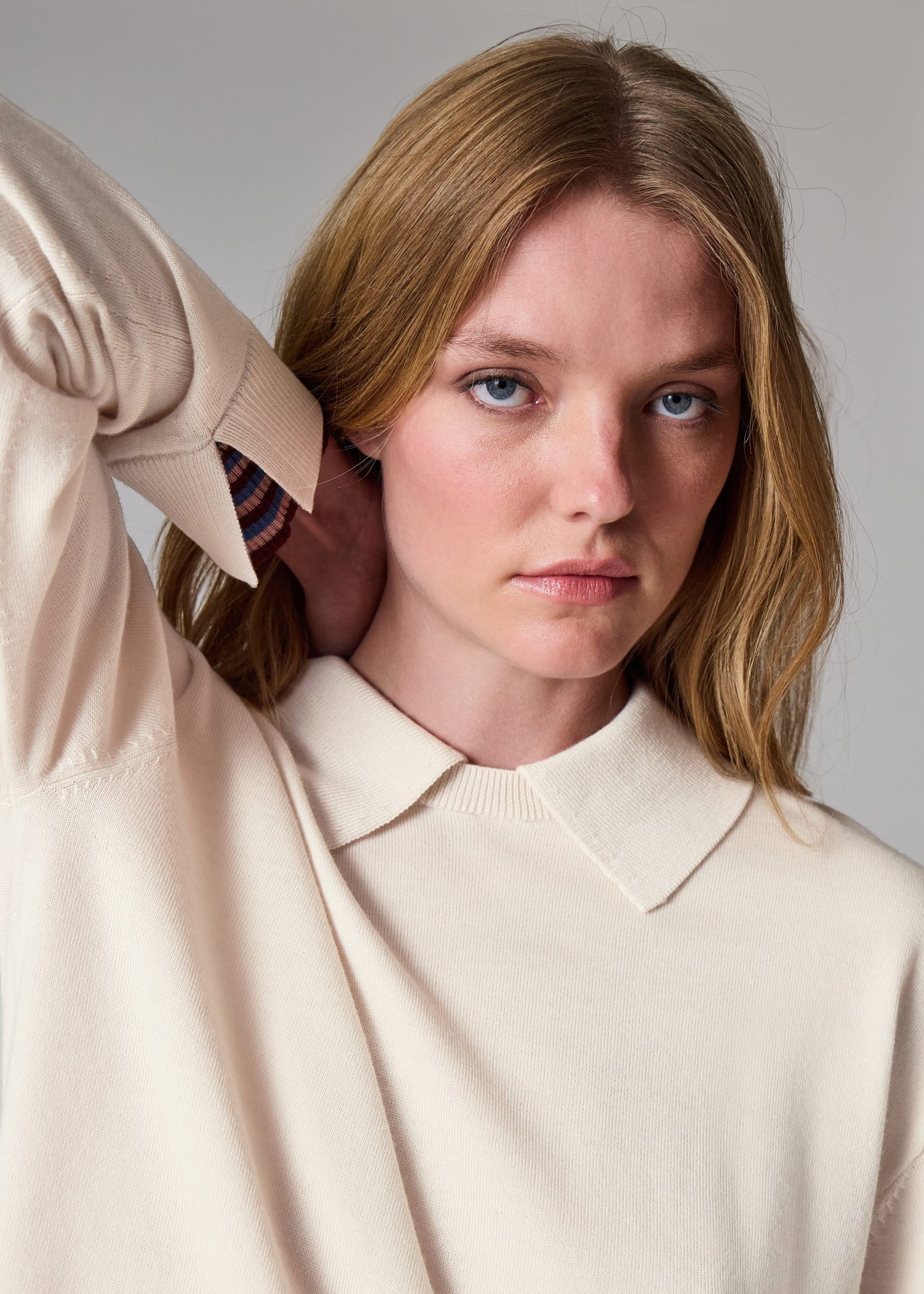 Paul smith | Pull à col en laine mérinos - Crème