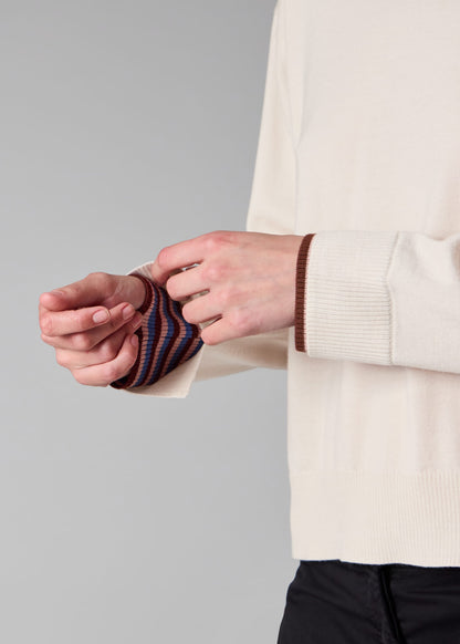 Paul smith | Pull à col en laine mérinos - Crème