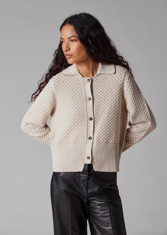 Paul smith | Cardigan géométrique en laine mélangée - Crème