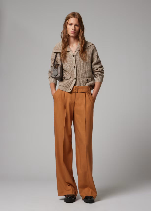 Paul smith | Cardigan châle en maille marl - Crème