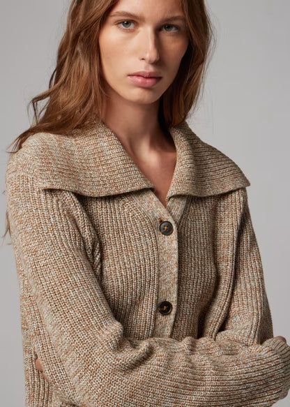 Paul smith | Cardigan châle en maille marl - Crème