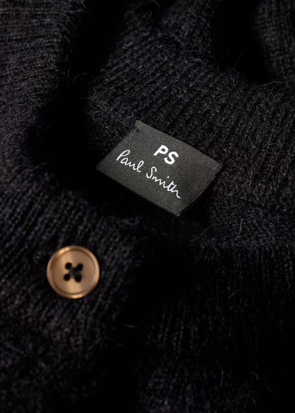 Paul smith | Cardigan à manches courtes avec broderies - Noir