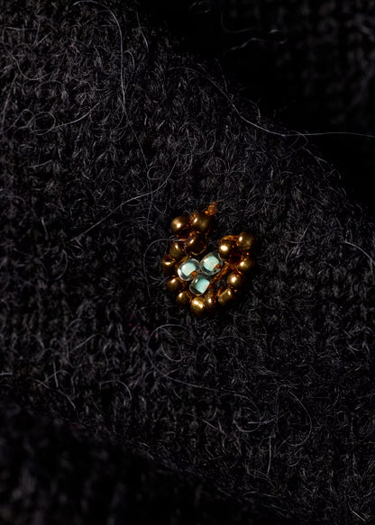 Paul smith | Cardigan à manches courtes avec broderies - Noir