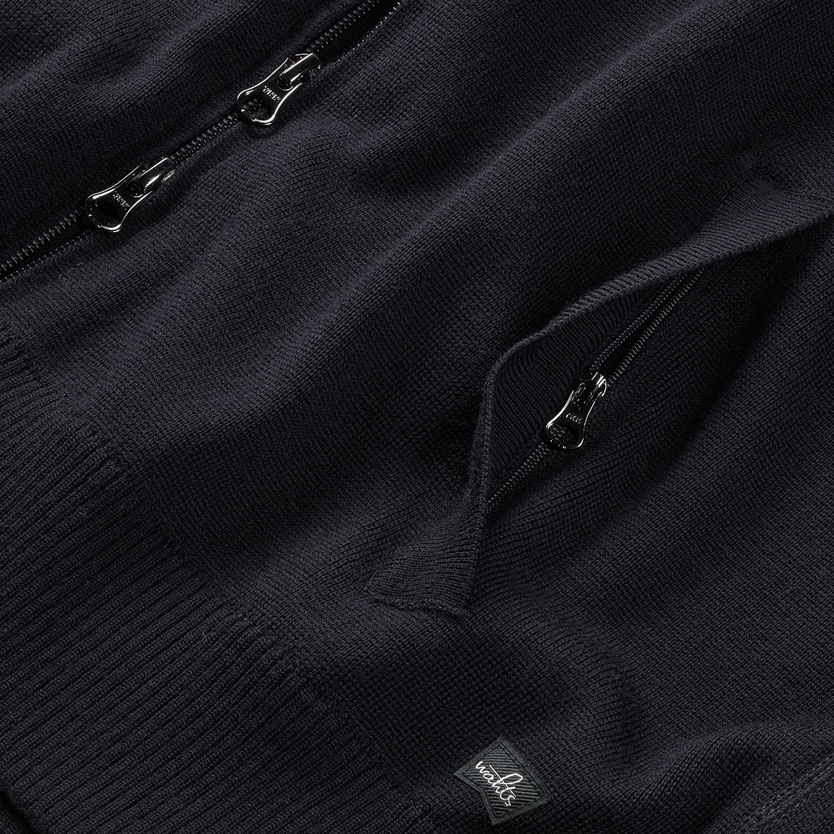 WAHTS | La veste bomber en laine mérinos ''Warner'' - Bleu nuit