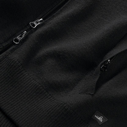WAHTS | La veste bomber en laine mérinos ''Warner'' - Noir