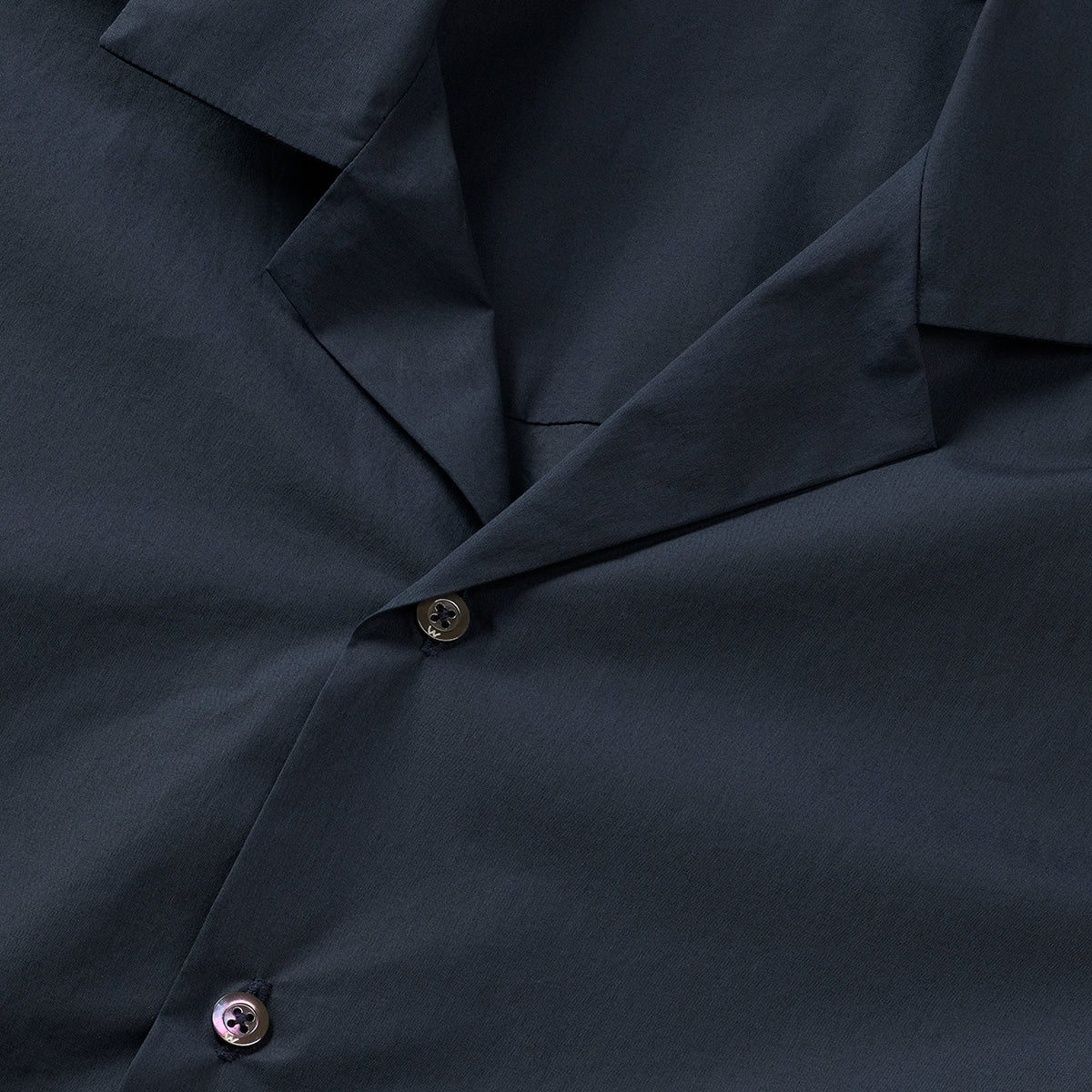 WAHTS | Chemise à col ouvert "WEBB" - Bleu marine