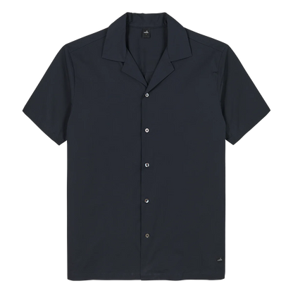WAHTS | Chemise à col ouvert "WEBB" - Bleu marine