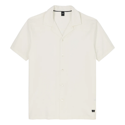 WAHTS | Chemise à col ouvert "WEBB" - Ecru