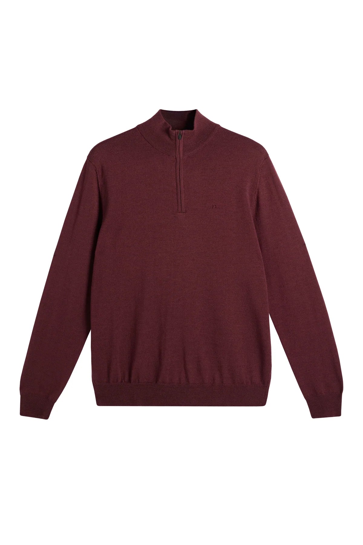 J.Lindeberg |  Pull Kiyan à demi-zip - Bordeaux