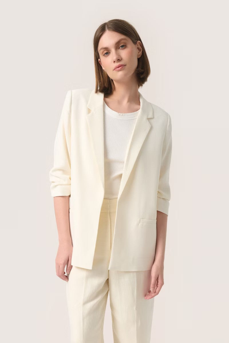 SOAKED IN LUXURY | Blazer "SHIRLEY" - Beige