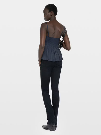 Zadig&Voltaire | Camisole "Cippie Satin"- Marine