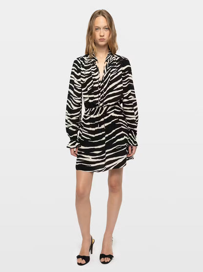 Zadig&Voltaire | Robe 'Rayados' | Zèbre