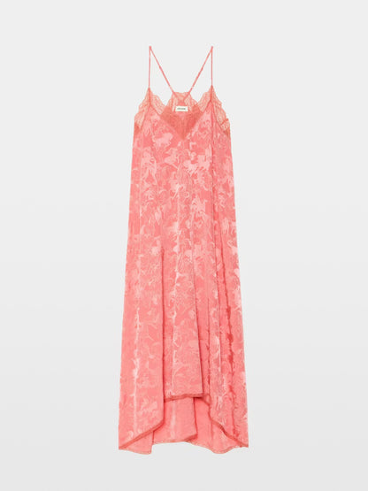 Zadig&Voltaire | Robe "RISTY"en soie- Rose thé