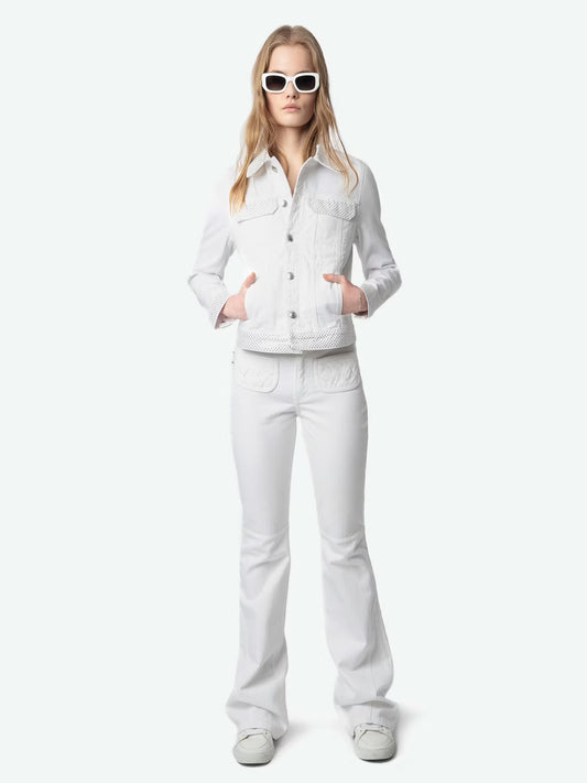 Zadig & Voltaire | Veste denim "Kioky" - Blanc