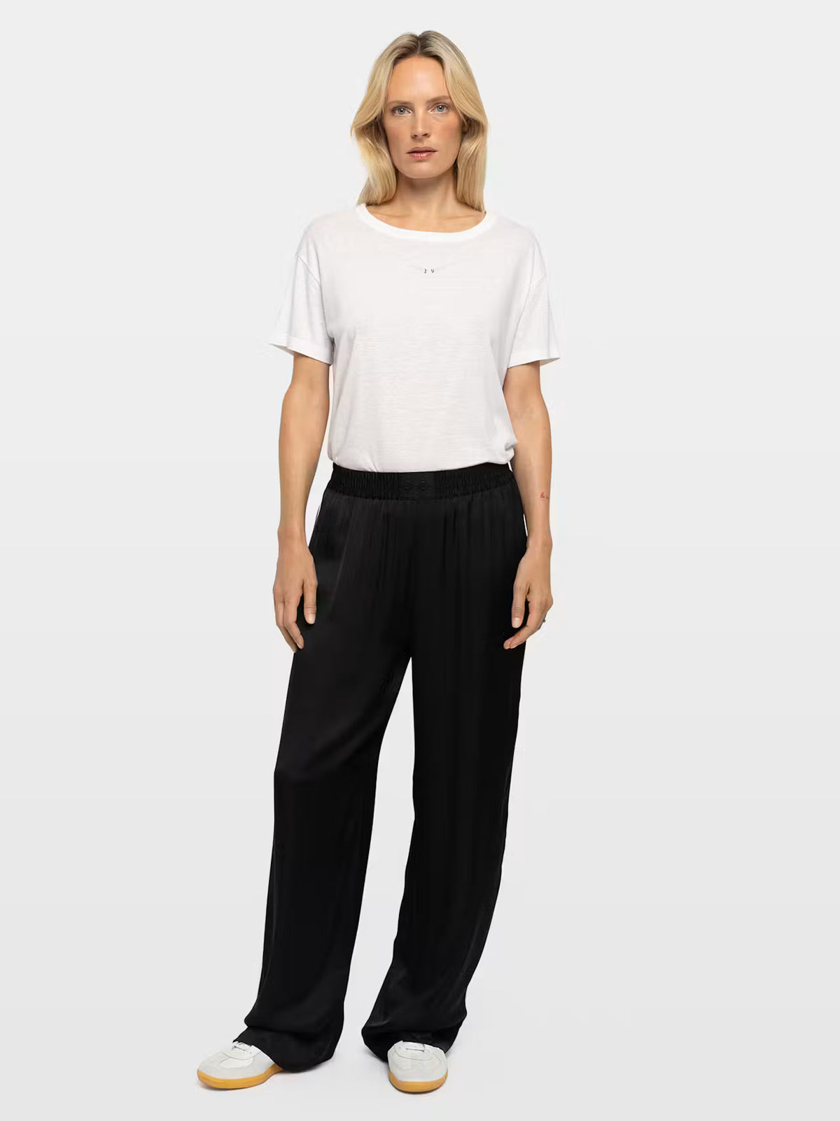Zadig&Voltaire | Pantalon 'Pin' | Noir satiné