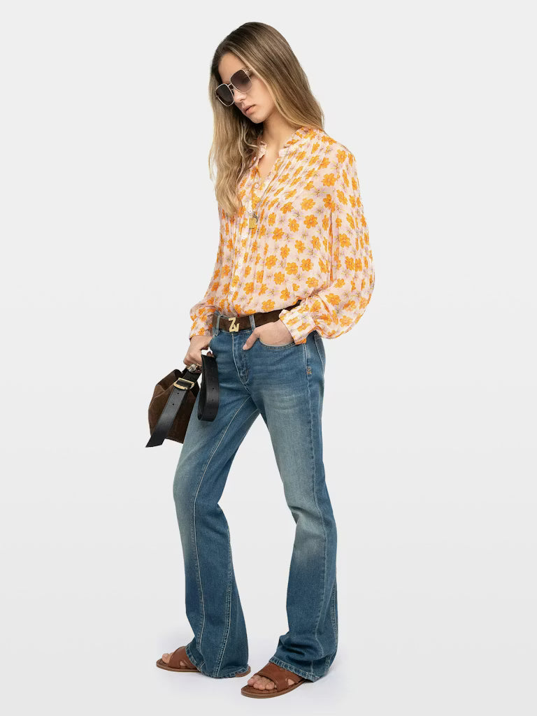 Zadig&Voltaire | Tunique "Timz Mousseline"- Beige