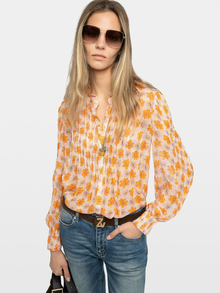 Zadig&Voltaire | Tunique "Timz Mousseline"- Beige