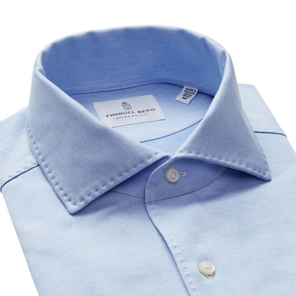 Emanuel Berg | Polo ''Pablo'' en jersey - Bleu clair