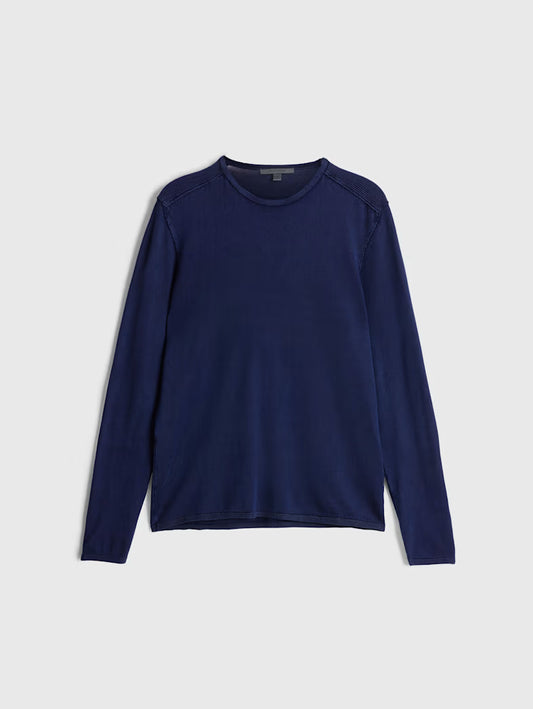 John Varvatos | Pull à col rond "Walter" - Bleu marine