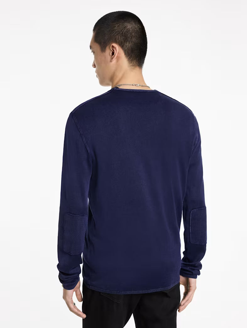 John Varvatos | Pull à col rond "Walter" - Bleu marine