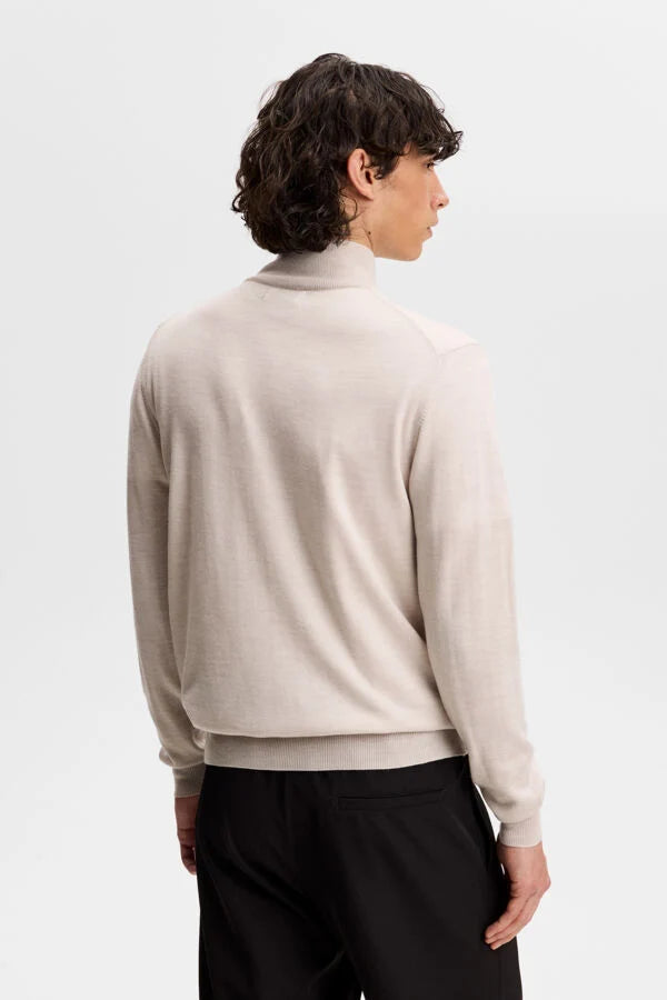 J.Lindeberg |  Pull Kiyan à demi-zip - Moonbeam Melange