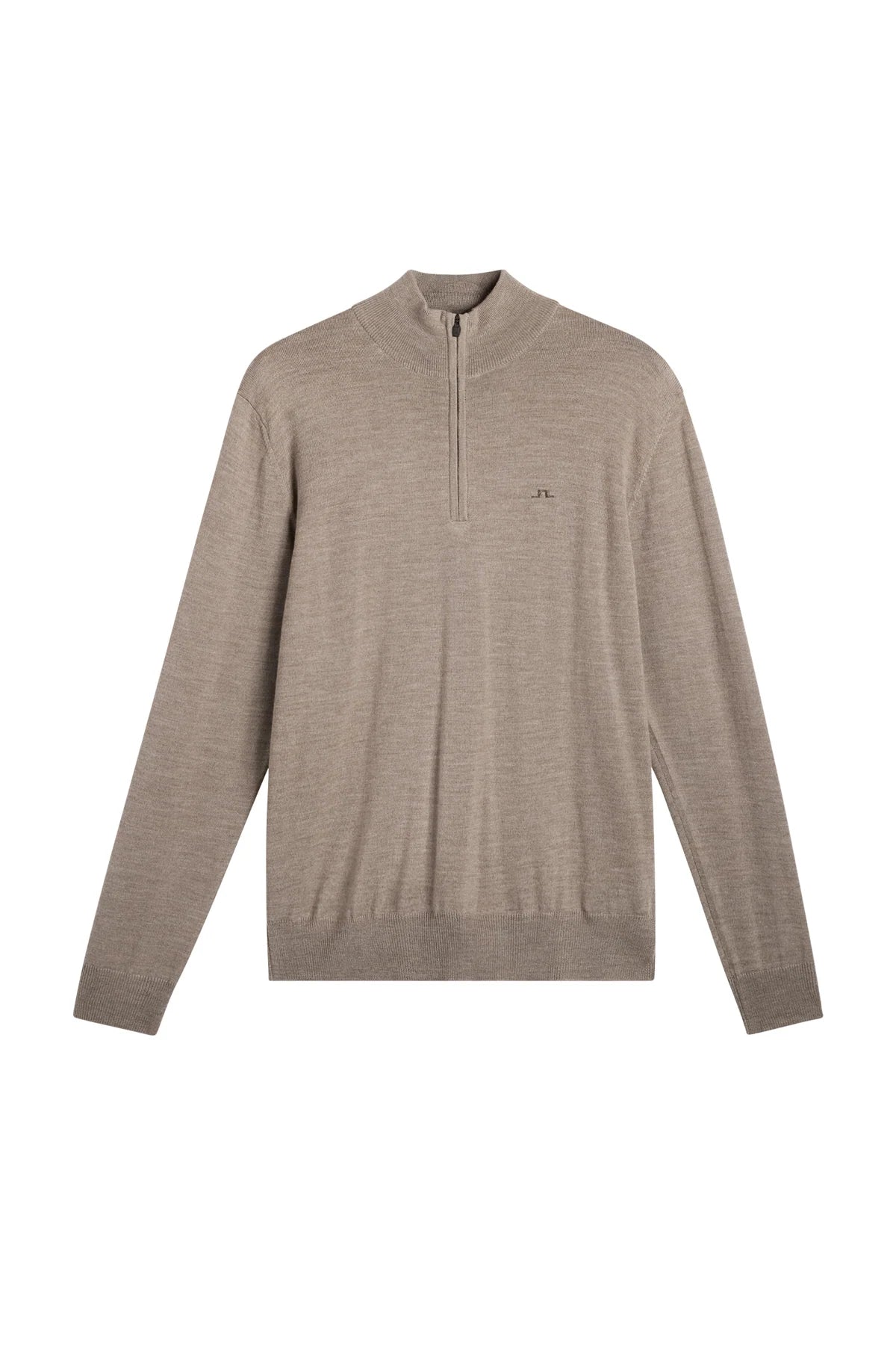 J.Lindeberg |  Pull Kiyan à demi-zip - Brindle Melange